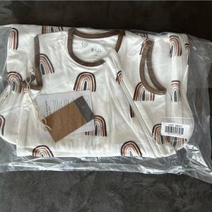 Kyte Baby “coffee rainbow” sleep sack small 0.5tog